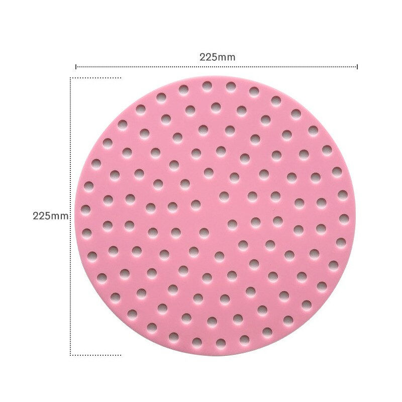 Miniature : Air Fryer Silicone Baking Mat Steamer Cake Grilled Pad Airfryer Liner Pastry Mat