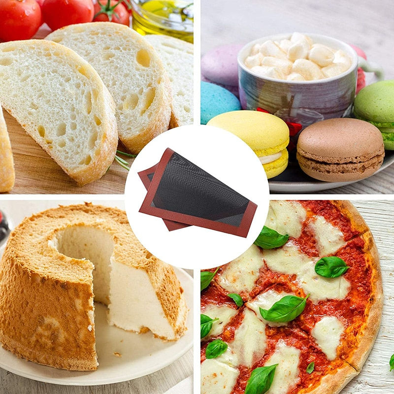 섬네일: Silicone Baking Mats BBQ Grill Mat Pad Baking Sheet Oven Mat Barbecue Oven Tools