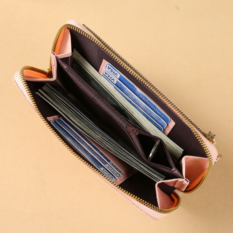 섬네일: Touch Screen Phone Bag Crossbody Bags RFID Shoulder Wallet Mini Mobile Wallet 