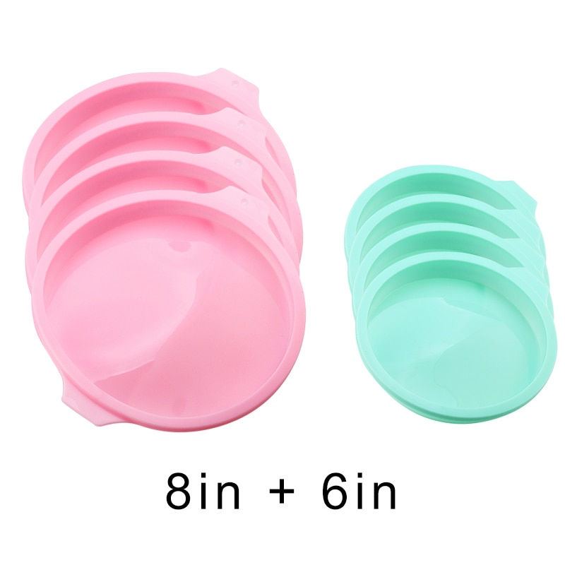 섬네일: Silicone Layered Cake Round Shape Mold Baking Mold Mousse Cake Pan Tools