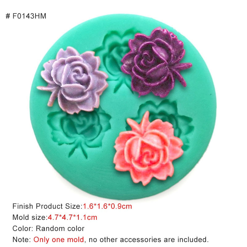 섬네일: Mini Flowers Silicone Mold DIY Handmade Fondant Cake Baking Chocolate Cake Tool 