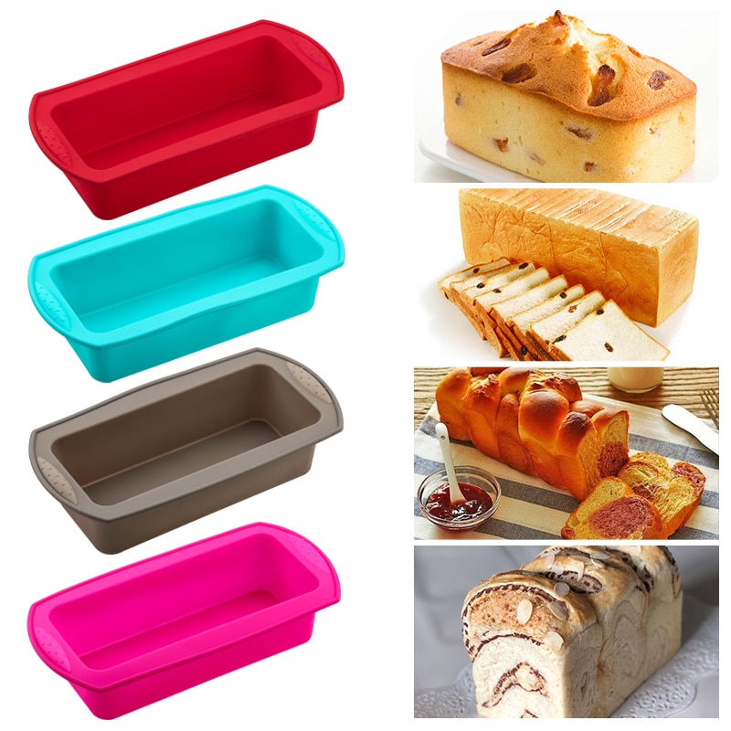 섬네일: Silicone Cake Mold Round Shape Rectangular Bread  12 Holes Cupcake Baking Pans