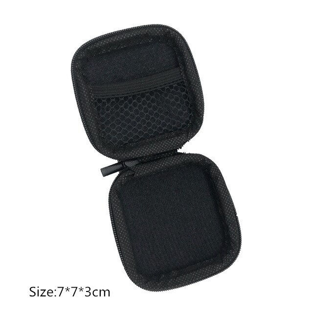 Miniature : Protection Case Hard Disk Data Cable Headphone Storage Pocket Pouch Electronic 