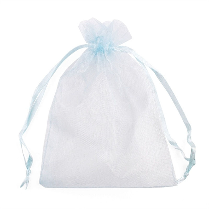 Миниатюра: 25/50pc Drawstring Organza Bag small Pouches Jewelry Package