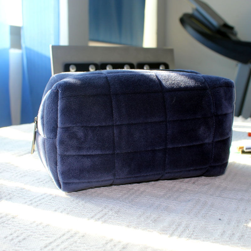 섬네일: Cute Fur Makeup Bag Cosmetic Bag Travel Make Up Toiletry Bag Pouch Plush Pen 
