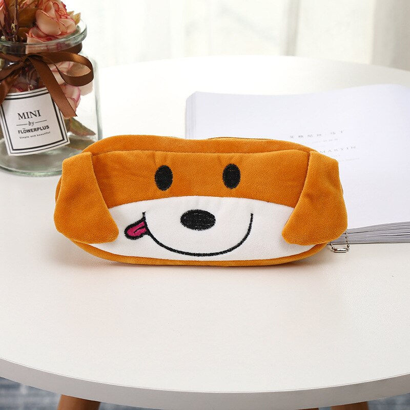 Miniature : Cartoon Women Coin Purse Stationery Pencil Case Usb Cable Storage Bag Key Wallet