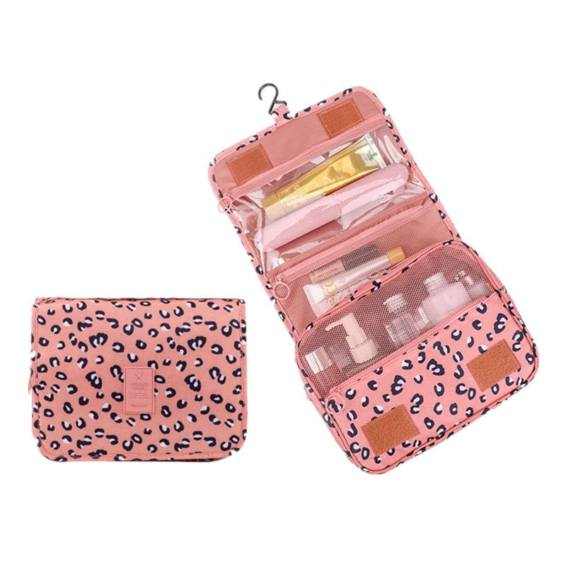 サムネイル： Cosmetic Travel Pouch Toiletries Beauty Organizer Makeup Storage 