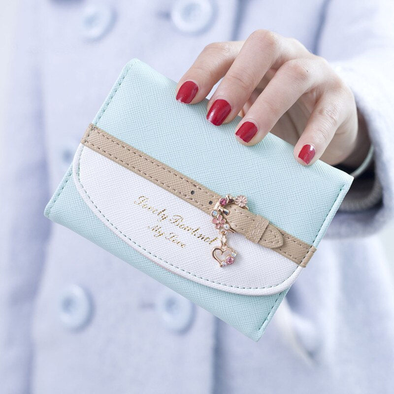 섬네일: Elegant Card Holder Coin Purse Leather Clutch Handbag Fashion Lovely Money Bag