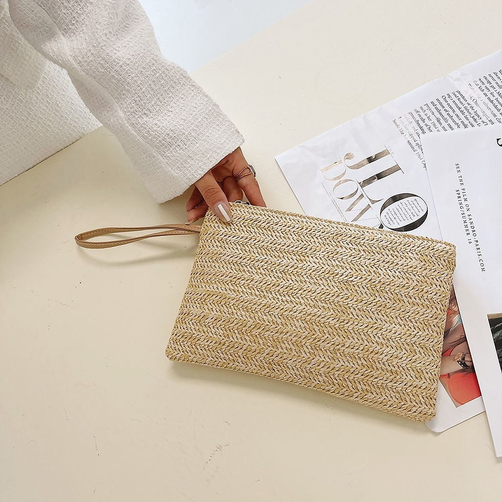 섬네일: Solid Wristlet Bag Handbags Purse Daily Money Coin Phone Card Bag