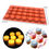 Thumbnail: Round Bakery Molds Silicone Baking Pastry Cake Form Mold Donuts Silicone Soap