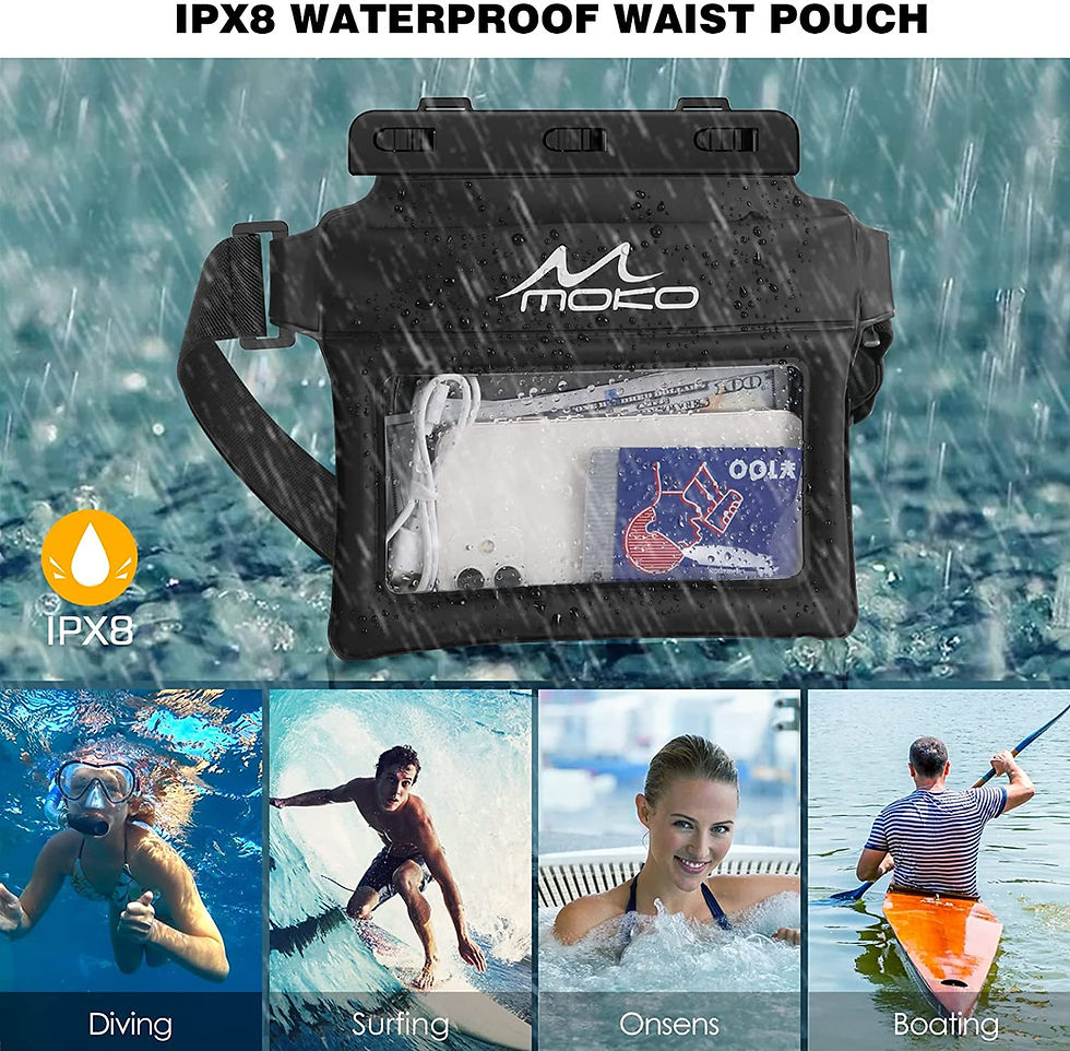 섬네일: Waterproof Pouch Pack Floating Dry Bag Swimming Waist Bag Underwater Drift for
