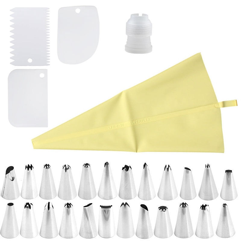 Miniature : Piping Pastry Bag Nozzles Set Confectionery Tips Baking Cake Decoration Tools