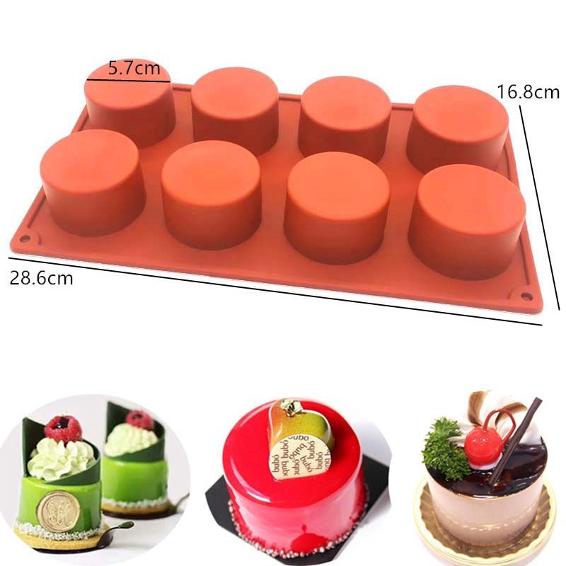 섬네일: Round Bakery Molds Silicone Baking Pastry Cake Form Mold Donuts Silicone Soap