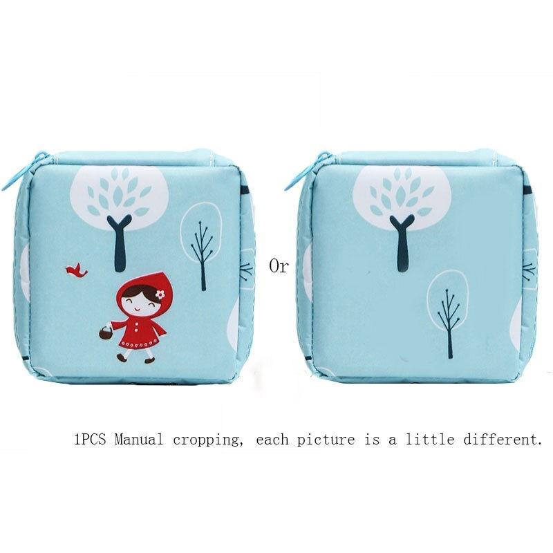 섬네일: Makeup Bag Holder Case Cosmetic Organizer Sanitary Pad Pouch Storage Bag