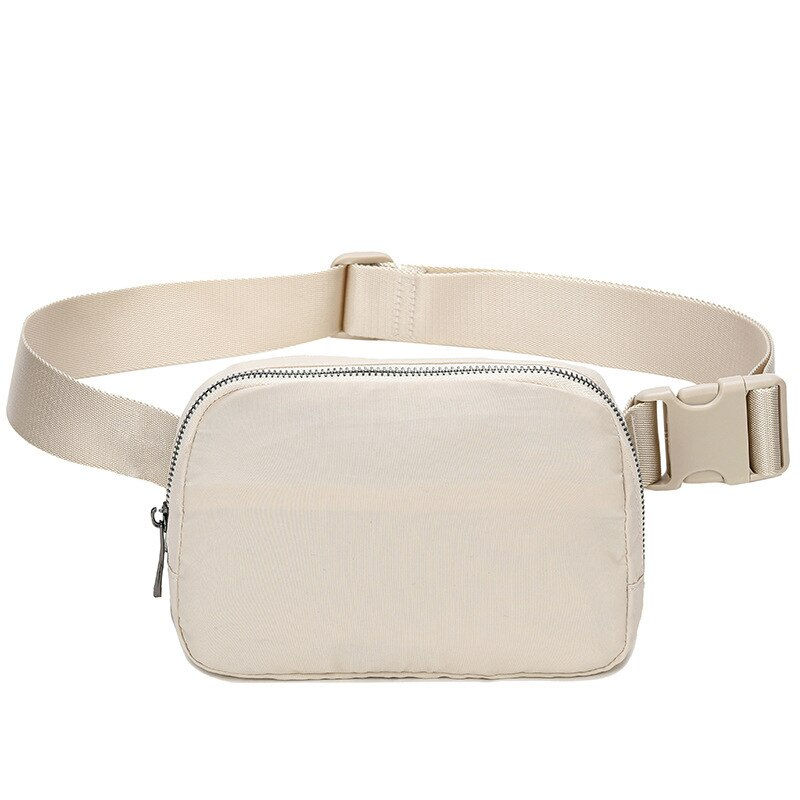 Thumbnail: Vegan Packs Canvas Waist Bags Outdoor Sports Gym Bags Versatile Travel Pouch 