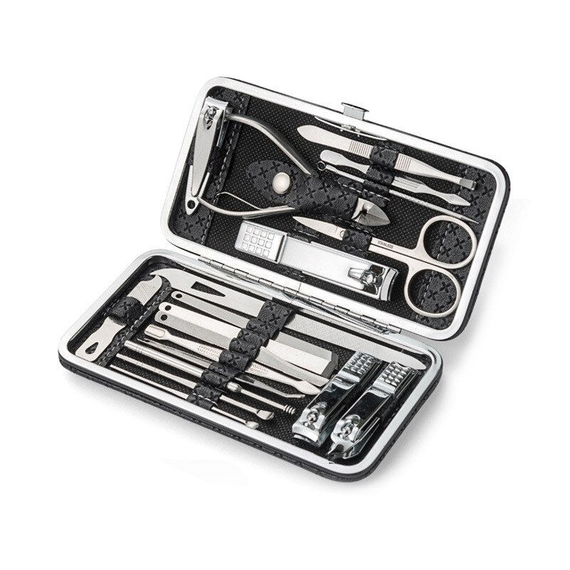Miniature : 8/9/11/16/19 Pcs Manicure Cutters, Ear Spoon Nail Clippers Tool Manicure