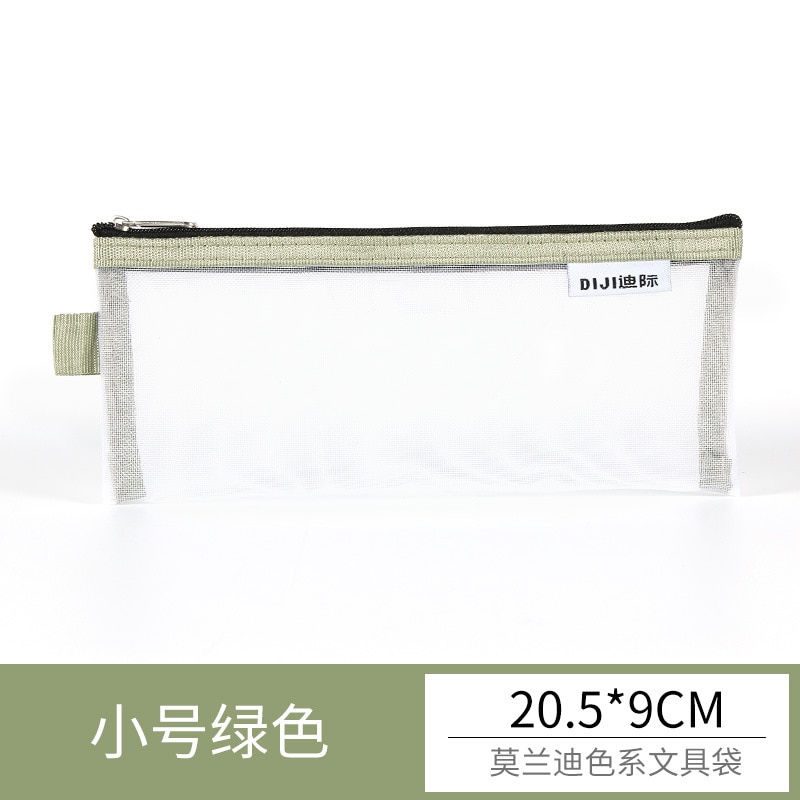 섬네일: Pouch Lipstick Brush Storage Bags Transparent Mesh Pencil Case Travel Cosmetic 