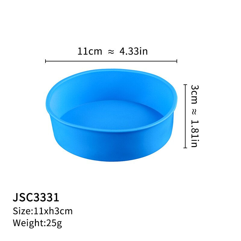 Miniature : 4 5 6 7 8 9 Inch Round Cake Mold Silicone Cakes Pan Baking Forms Pastry Mold
