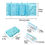 Thumbnail: Detachable Cosmetic Bag Portable Folding Travel Cosmetics Storage Toiletry 