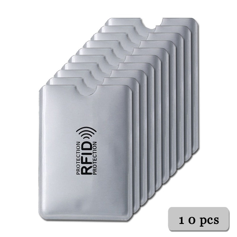 Thumbnail: Rfid Blocking Reader Lock Bank Card Holder Case Cute ID Cards Wallet Passport 