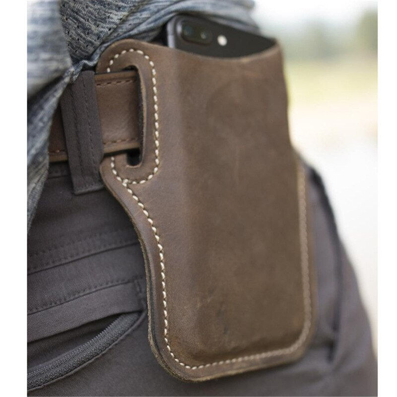 Miniatura: Leather Waist Bag Cellphone Belt Phone Pouch Wallet  Phone Case 