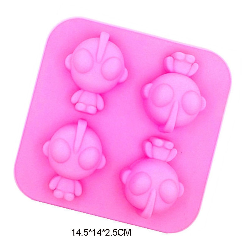 Miniatura: Cartoon Silicone Mold Baking Stitch Bear Chocolate Soap Mould Tool 