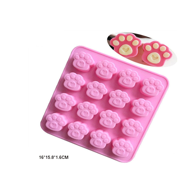 Miniature : Cartoon Silicone Mold Baking Stitch Bear Chocolate Soap Mould Tool 