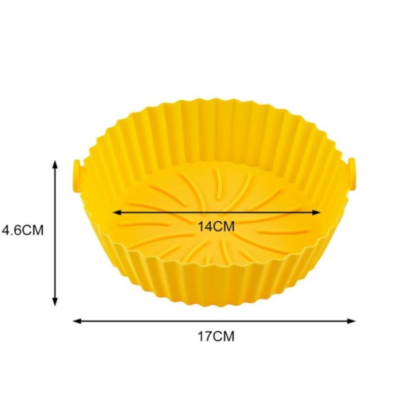 섬네일: Air fryer Silicone Basket Square Silicone Tray Accessories