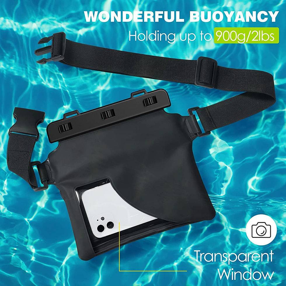 섬네일: Waterproof Pouch Pack Floating Dry Bag Swimming Waist Bag Underwater Drift for