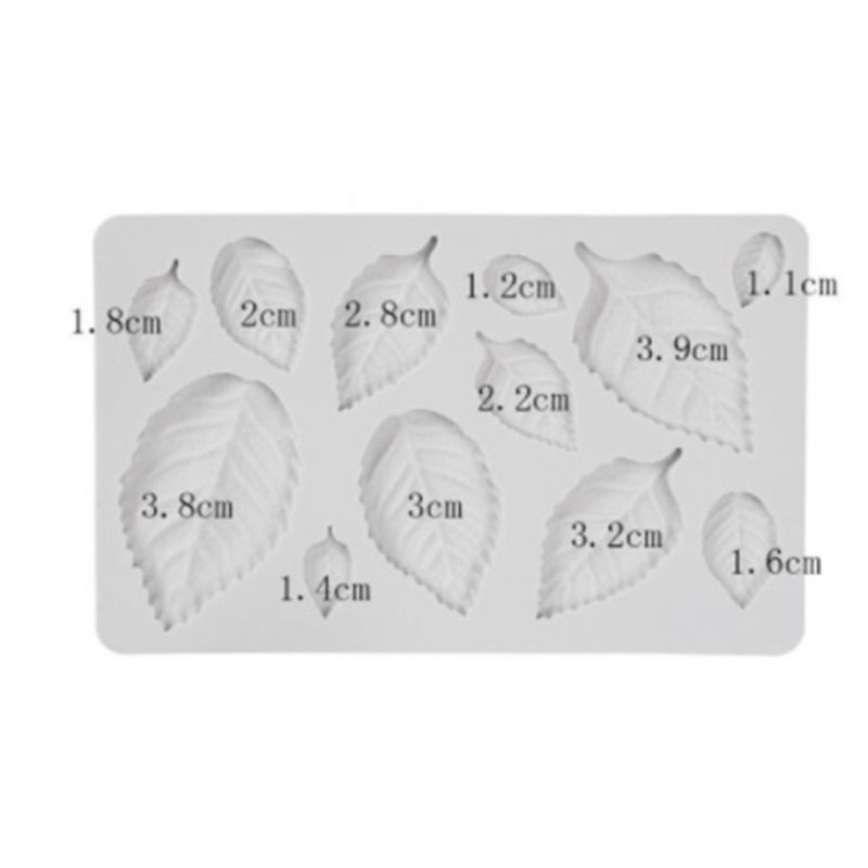 Tree Maple Leaf Mold Silicone Fondant Cake Tools Baking Sugar craft Resin Clay