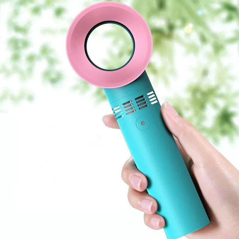 섬네일: 1 Pcs USB Rechargeable Eyelash Blower Plant False Eyelash Leafless Fan 