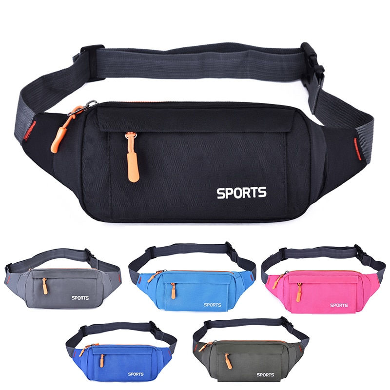 Waist Pack Sports Waist Phone Holder Belt Bag Gym Fitness Travel Pouch Chest