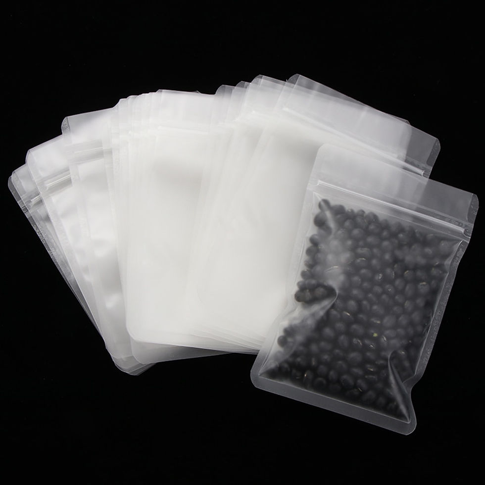 섬네일: 20Pcs/Set Matte Transparent Plastic Bag Aluminum Foil Hologram Pouch Pouches