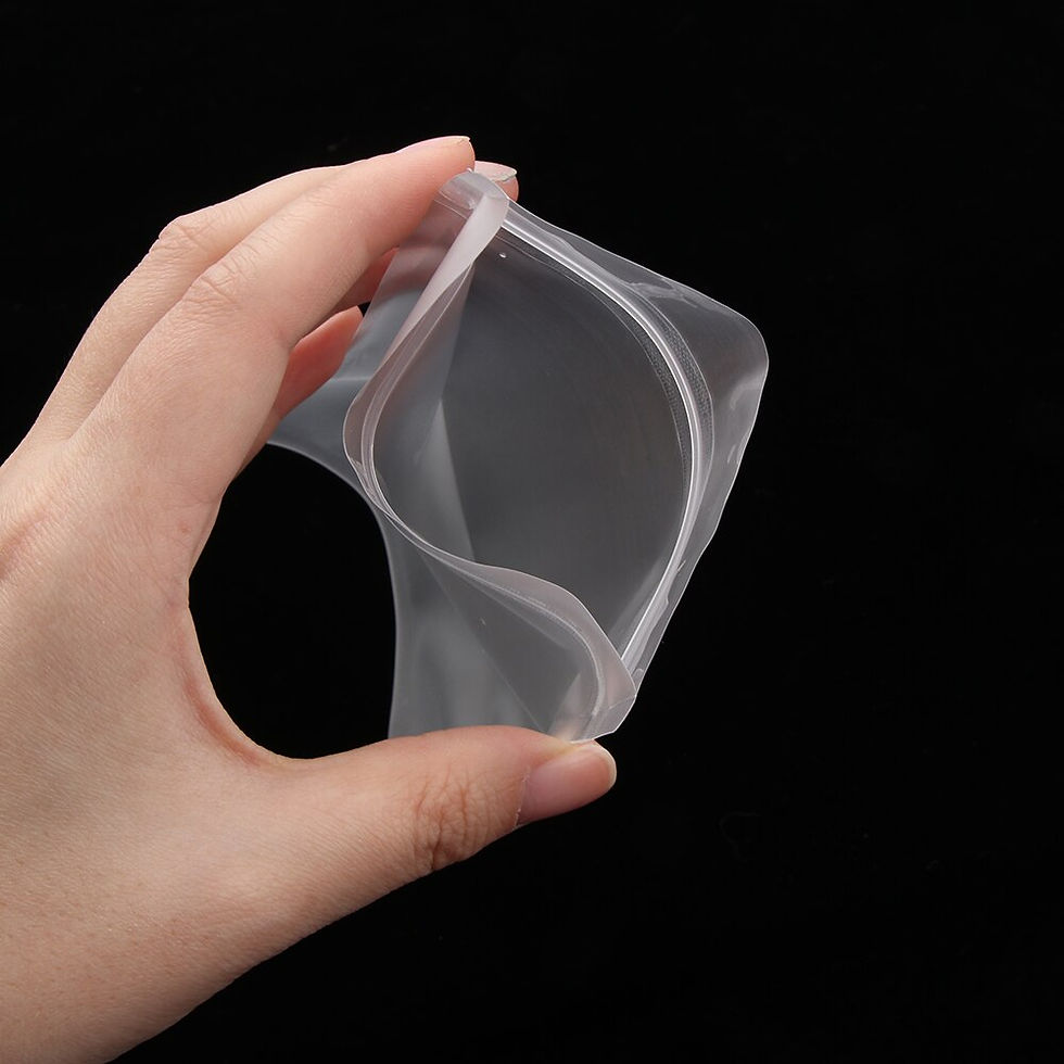 섬네일: 20Pcs/Set Matte Transparent Plastic Bag Aluminum Foil Hologram Pouch Pouches