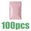 Thumbnail: 25pcs Matte Pink Black White Flat Gift Cosmetics Jewelry Pouches Smell Proof