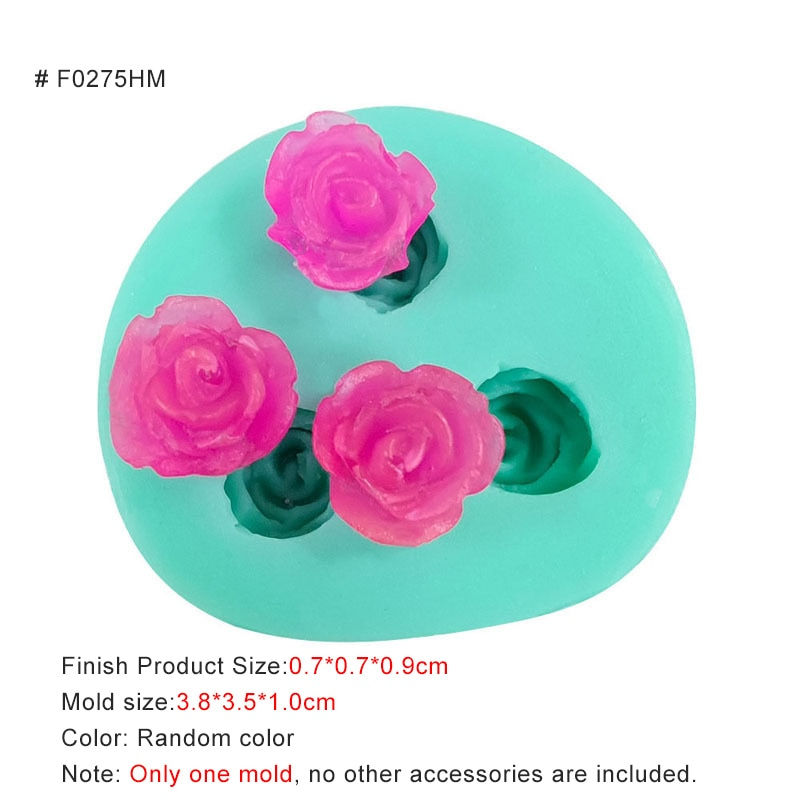 Miniatura: Mini Flowers Silicone Mold DIY Handmade Fondant Cake Baking Chocolate Cake Tool 