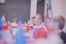Niños en la escuela