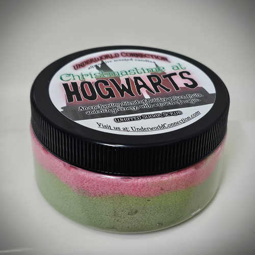 CHRISTMASTIME AT HOGWARTS Whipped Sugar Scrub (Cinnamon, Berries, Pine