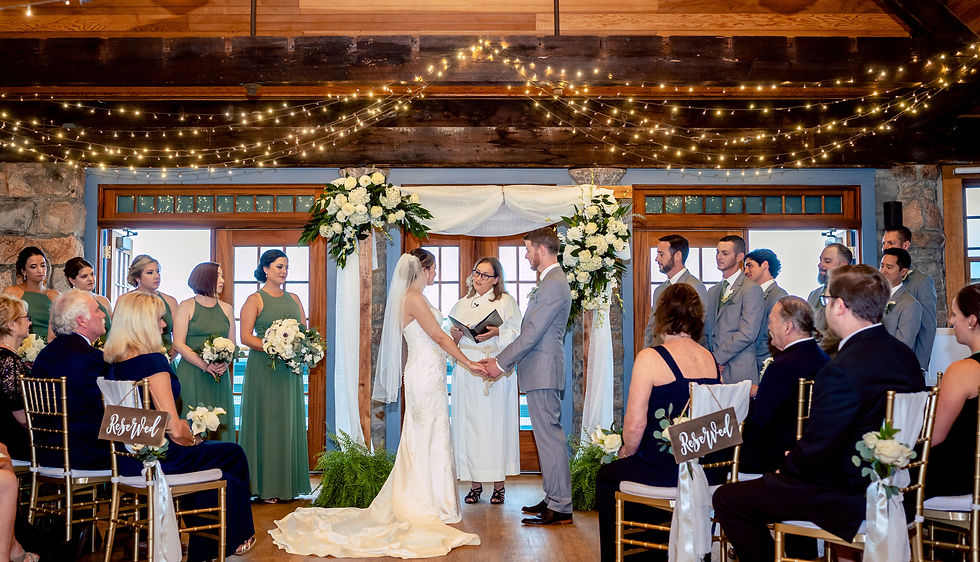 Wedding Ceremony at the Narragansett Towers