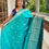 Thumbnail: Blue Venkatagiri pure silk saree  silver zari
