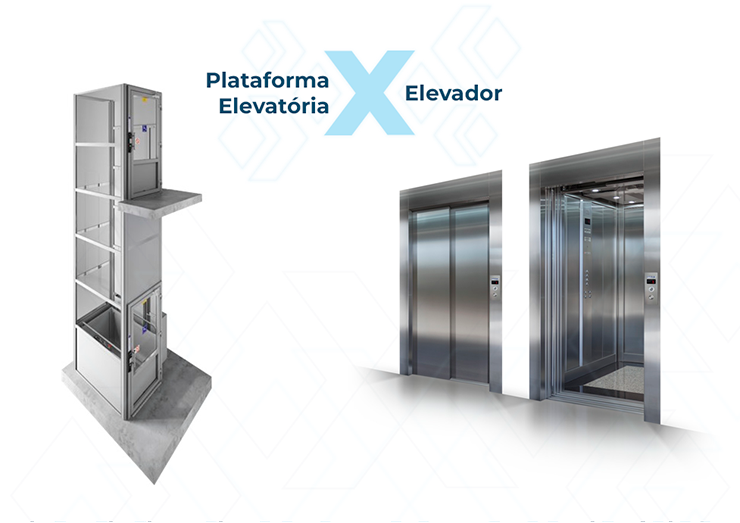 Diferenças entre Plataforma Elevatória e Elevador