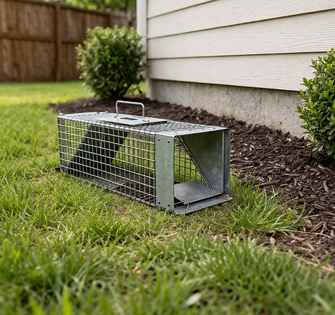 Humane animal trap set near home in Columbus Ohio