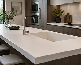 Explore solid surface countertops from Options Plus Countertops in Mount Vernon, OH. Learn about seamless designs, durability, maintenance, pricing, and expert installation.