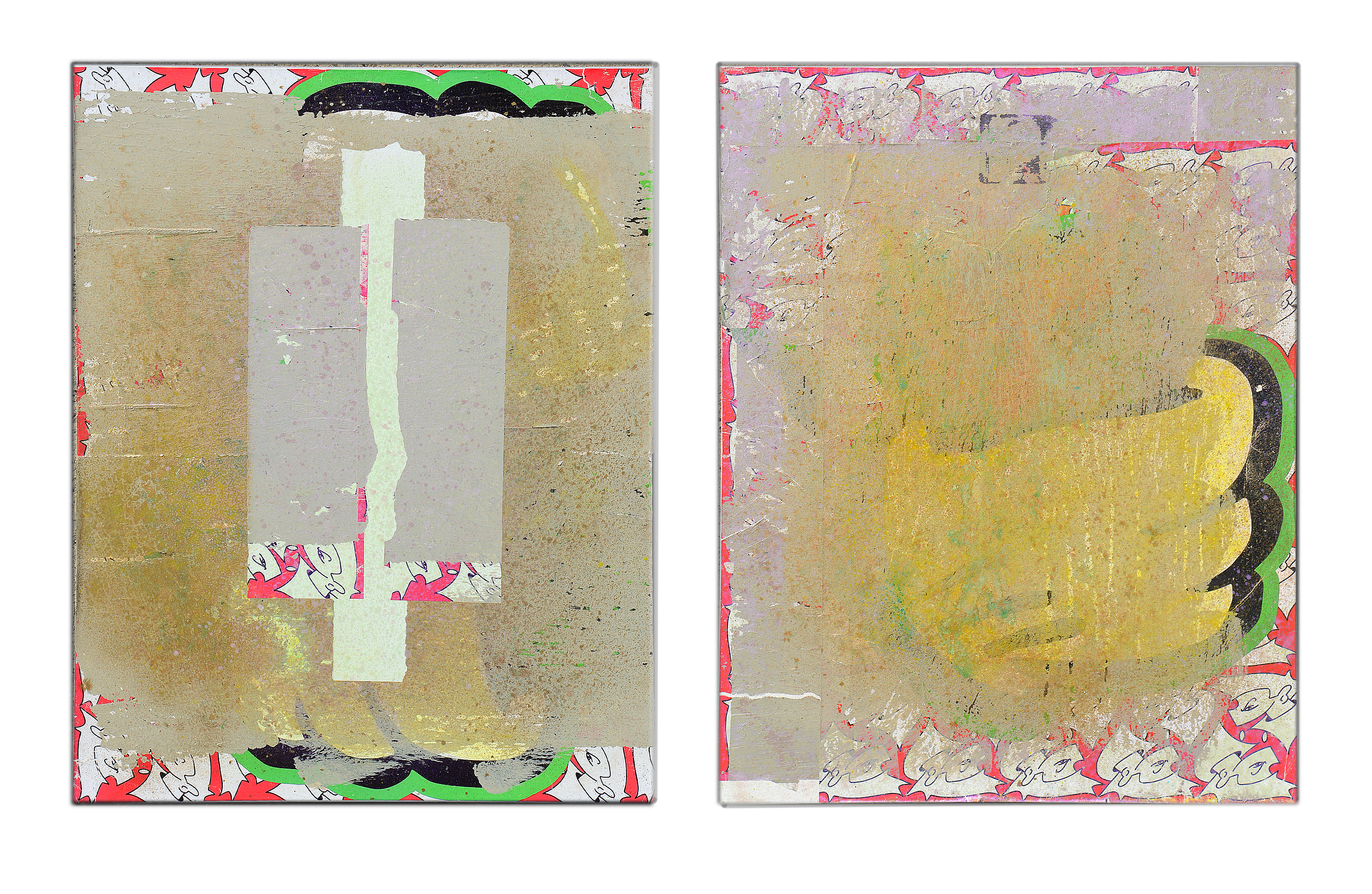 paper-rock 2@ 30"x40" autumn 2015