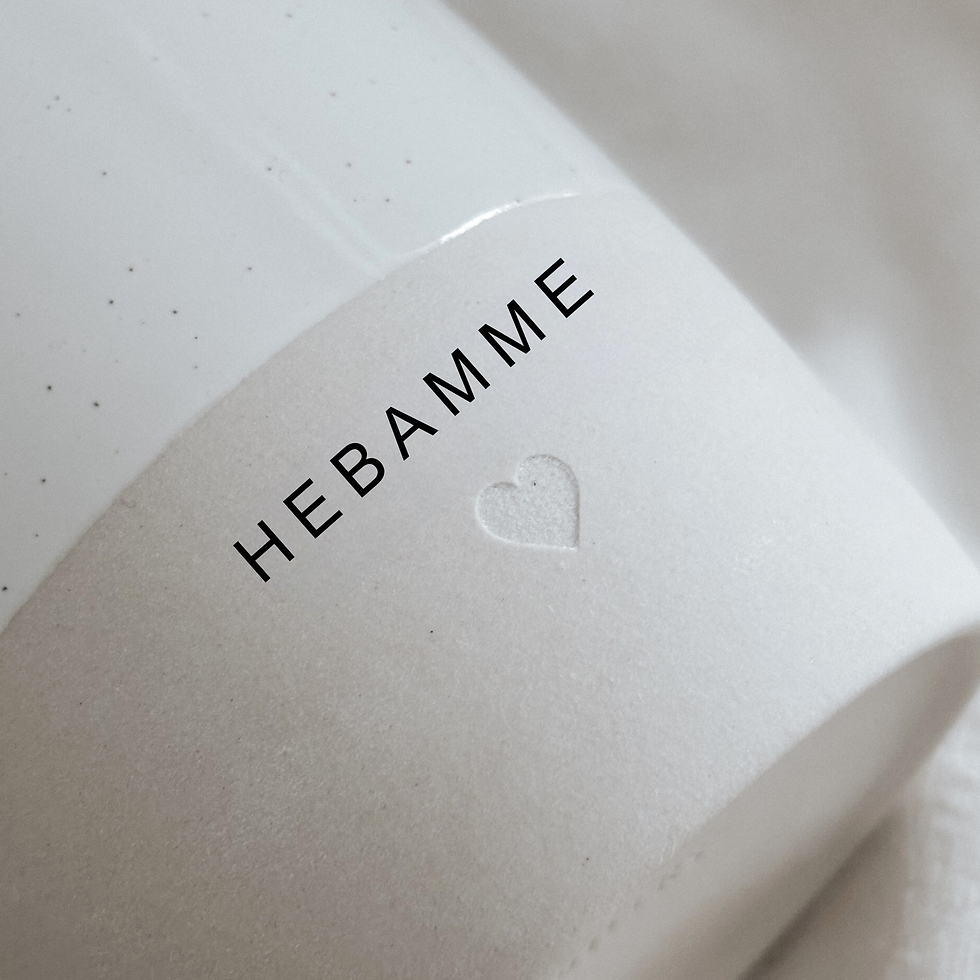 Thumbnail: Abschiedsgeschenk Hebamme Tasse I Keramik Becher I Hebamme Dankeschön
