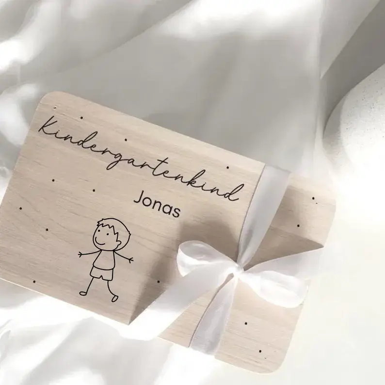 Geschenk Kindergartenkind I Frühstücksbrettchen