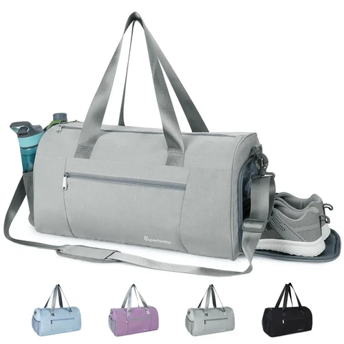 Gym bag with wet pocket sale