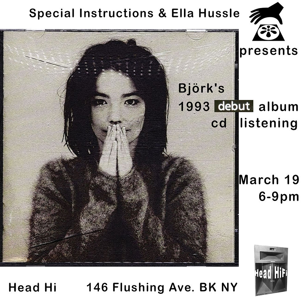 Special Instructions hosted by Ella Hussle