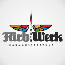 Logo Farbwerk Fritz Storch, Raumausstattung, Cottbus & Groß Gaglow