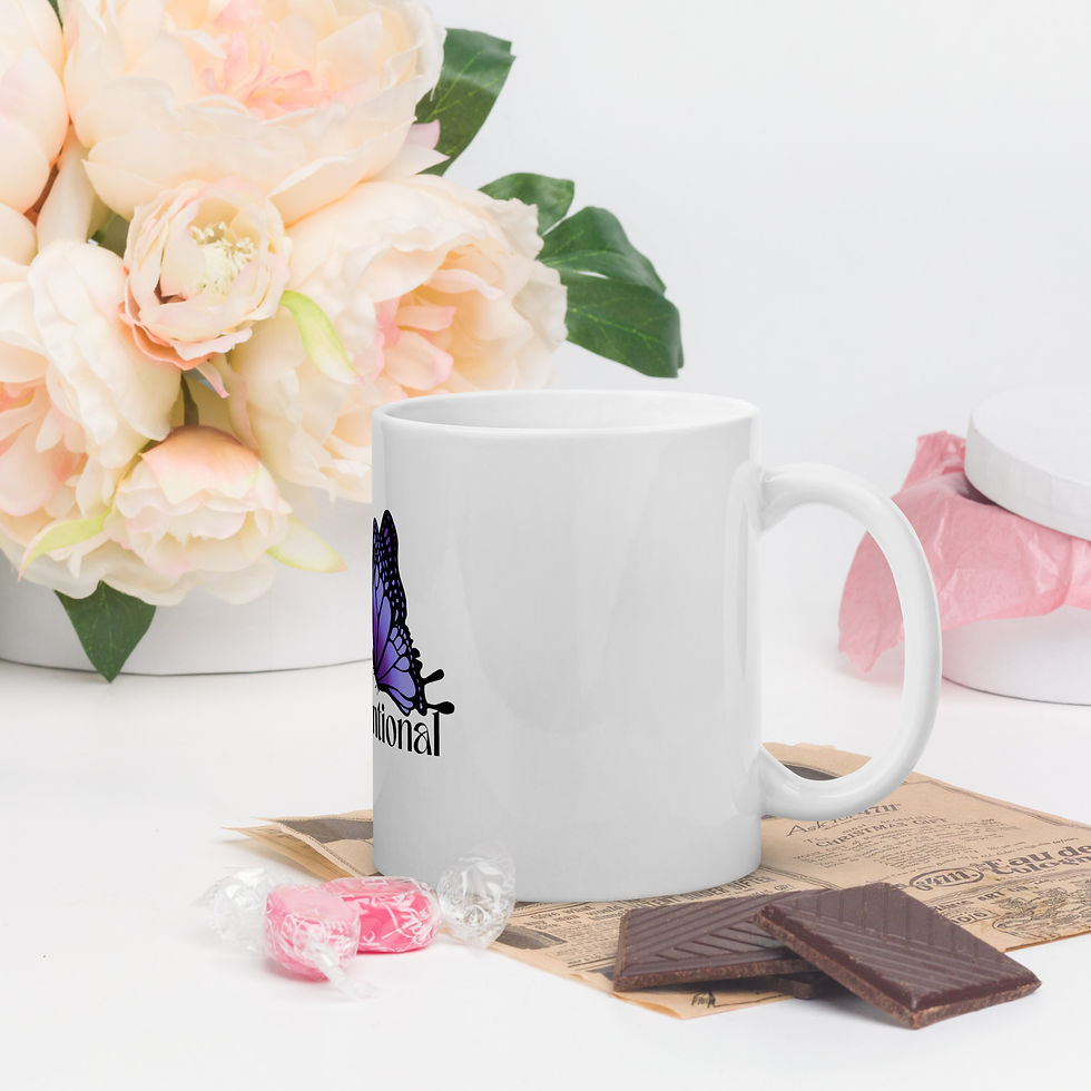 Thumbnail: Be Intentional White glossy mug